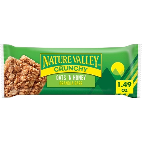Nature Valley Oats & Honey Crunchy Granola Bar, 1.49 Ounce, 6 Per Pack, 12 Per Case